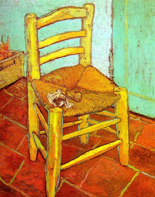 Artist's Chair with Pipe, Vincent Van Gogh